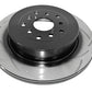 DBA 02-09 Subaru WRX / 02-07 STi 10 Stud Hole Rear Slotted Street Series Rotor