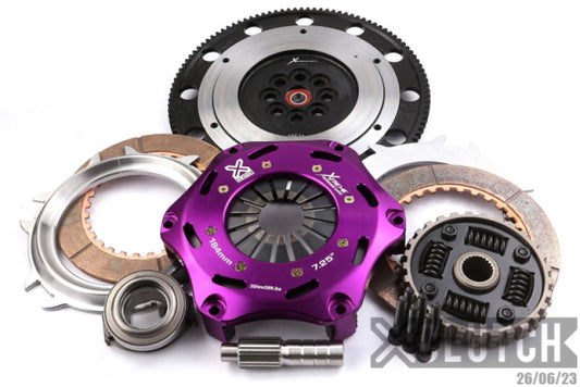 XClutch 97-01 Acura Integra RS 1.8L 7.25in Twin Sprung Ceramic Clutch Kit - Graveyard Performance
