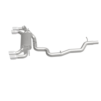 MagnaFlow Sys C/B 2015-2017 Volkswagen Golf R 3in Polished SS Quad Tip Split Rear Exit - Graveyard Performance
