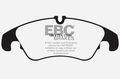 EBC 11 Audi A6 2.0 Turbo Yellowstuff Front Brake Pads - Graveyard Performance