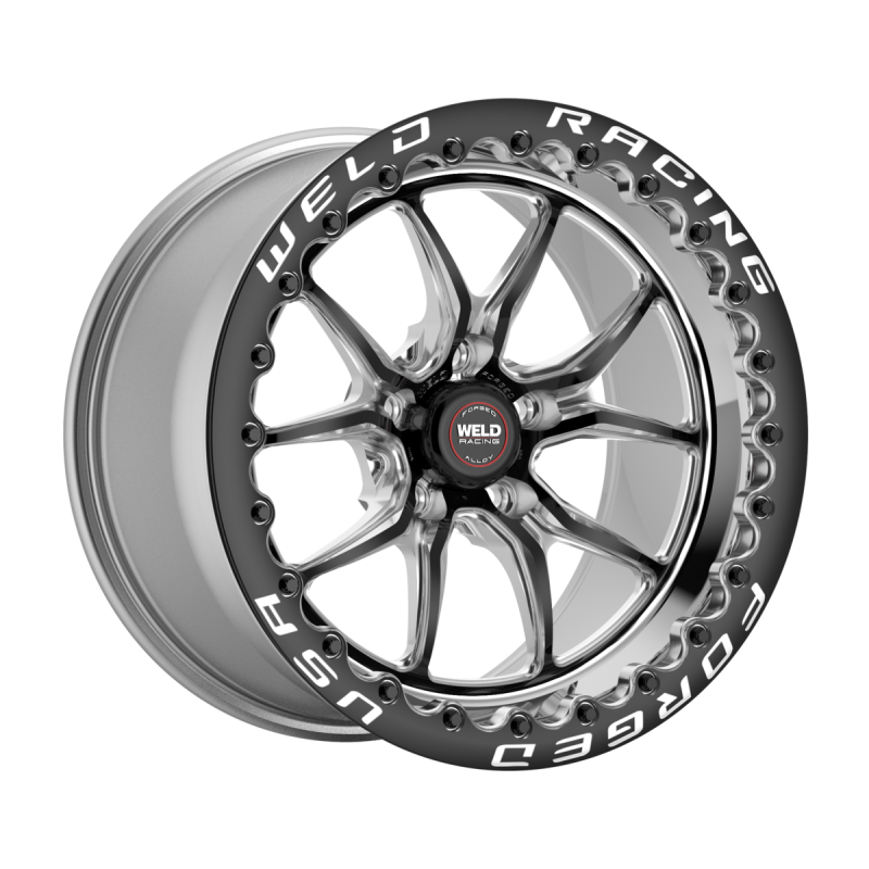 Weld RT-S S85 17x11 / 5x115 BP / 5.8 BS Black Wheel (Med Pad) - Single Beadlock 3.18 ID - Graveyard Performance