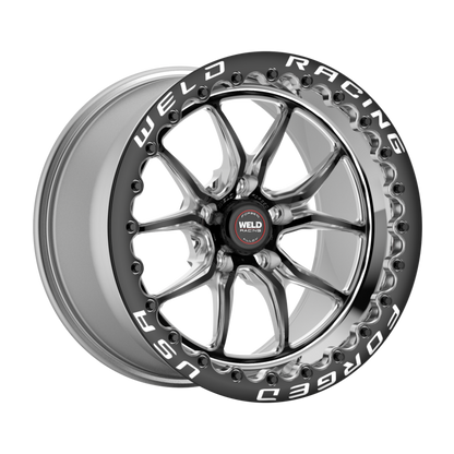 Weld RT-S S85 17x11 / 5x115 BP / 5.8 BS Black Wheel (Med Pad) - Single Beadlock 3.18 ID - Graveyard Performance