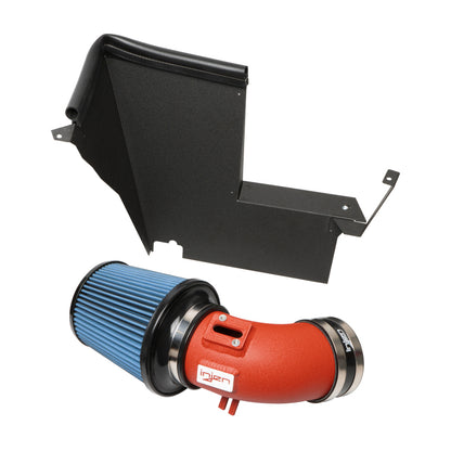 Injen 2020 BMW M340i SP Short Ram Air Intake System Wrinkle Red Finish - Graveyard Performance