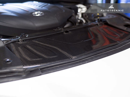 AutoTecknic Dry Carbon Fiber Cooling Shroud - A90 Supra