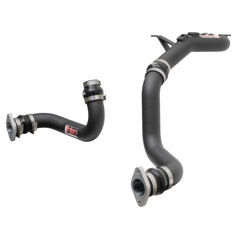 Injen 22-23 Honda/Acura Civic/Si/Integra 1.5L Turbo Aluminum Intercooler Pipe Kit - Wrinkle Black - Graveyard Performance