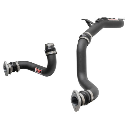 Injen 22-23 Honda/Acura Civic/Si/Integra 1.5L Turbo Aluminum Intercooler Pipe Kit - Wrinkle Black - Graveyard Performance