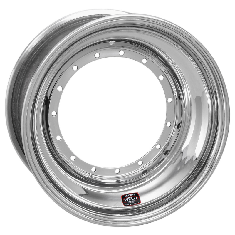 Weld Sprint Direct Mount 15x8 / 5x9.75 BP / 3in. BS Polished Assembly - Outer Beadlock w/6-Dzus Cvr - Graveyard Performance