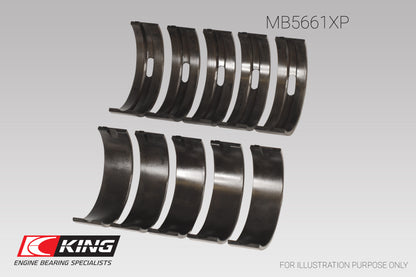 King Engine Bearings Audi/VW ADZ/ AWT/ APK/ BHP/ BPY/ AKS (Size STDX) Main Bearing Set - Graveyard Performance