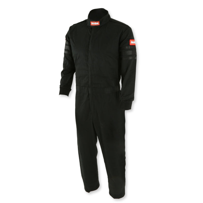 RaceQuip Black Trim SFI-1 JR. Suit - Kids Large - Graveyard Performance