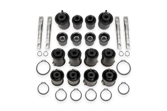 BMR 97-04 Chevrolet Corvette C5 / 05-13 Corvette C6 Front & Rear Control Arms Bearing Kit - Black