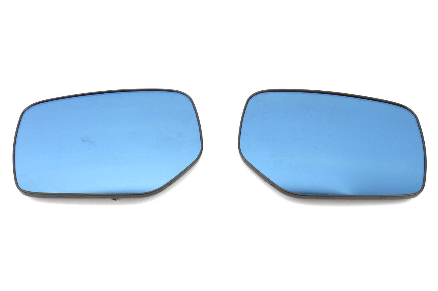OLM Wide Angle Convex Mirrors (With Turn Signals/Defrosters) - Blue - 2015-2021 Subaru WRX / STI / 2015-2017 Crosstrek - Graveyard Performance