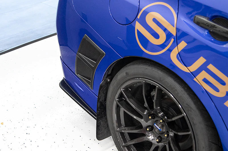 OLM Paint Matched/Gloss Black Rear Bumper Lip - World Rally Blue - 2015-2021 Subaru WRX / STI - Graveyard Performance