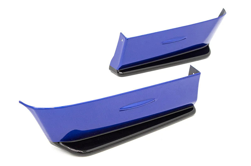 OLM Paint Matched/Gloss Black Rear Bumper Lip - World Rally Blue - 2015-2021 Subaru WRX / STI - Graveyard Performance