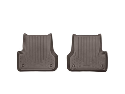 WeatherTech 2012+ Audi A6 Rear FloorLiner - Cocoa - Graveyard Performance