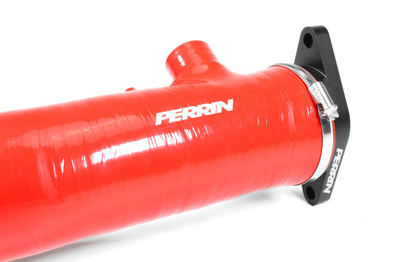 Perrin 2022+ Subaru WRX Long Type Turbo Inlet Hose  - Red - Graveyard Performance