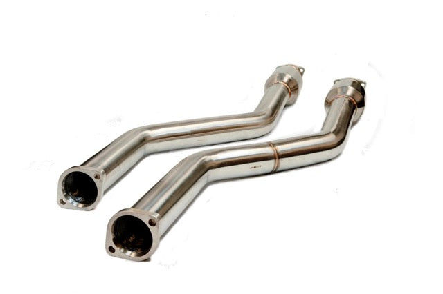 BMW E46 M3 Exhaust SECTION 1 with 100 CELL hi flow catalysts by BMW tuner Active Autowerke - Graveyard Performance