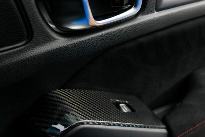 OLM LE Carbon Fiber Window Switch Panel Covers (Set of 4) - 2022+ FL Honda Civic / FL5 Type R - Graveyard Performance