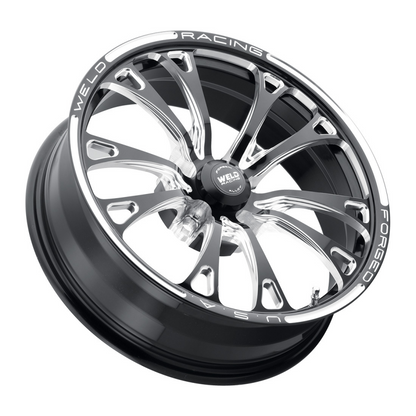 Weld V-Series 1-Piece 15x3.5 / Spindle Mount / 1.75in. BS Gloss Black Milled Wheel - Graveyard Performance