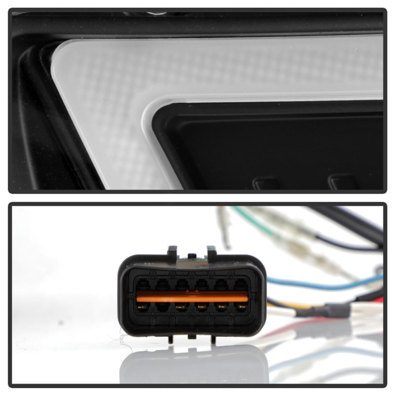 Spyder 08-17 Mitsubishi Lancer EVO 10 Projector Headlights - Black (PRO-YD-ML08V2SI-SEQ-BK)