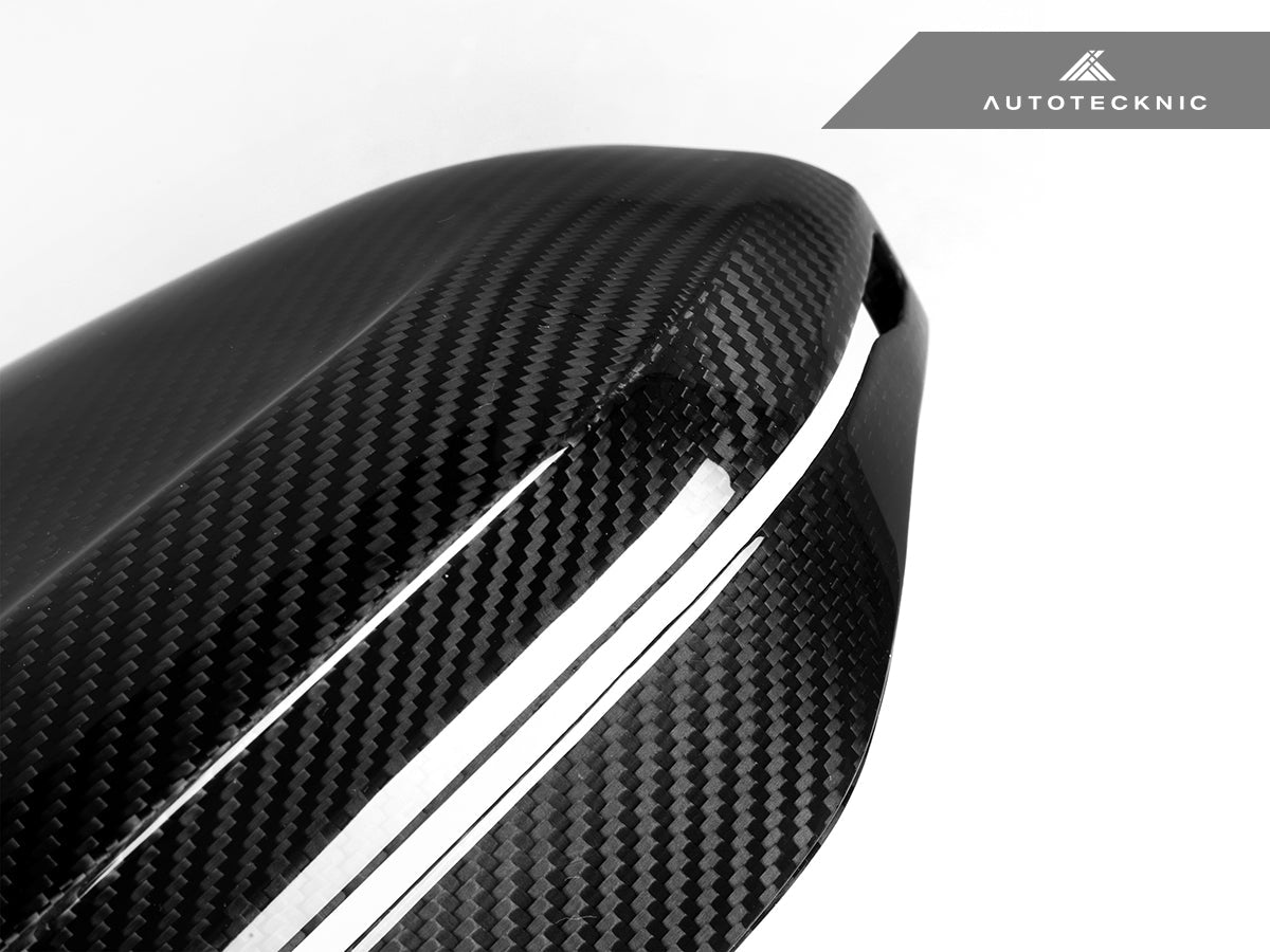 AutoTecknic Dry Carbon Fiber Mirror Cap Set - G90/ G99 M5 - Graveyard Performance