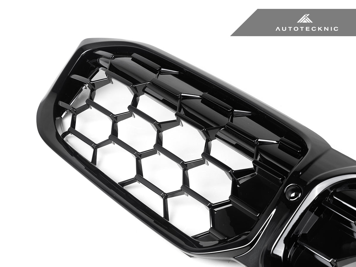 AutoTecknic Gloss Black Honeycomb Front Grille - G20 3-Series LCI - Graveyard Performance