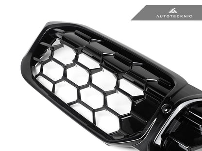 AutoTecknic Gloss Black Honeycomb Front Grille - G20 3-Series LCI - Graveyard Performance