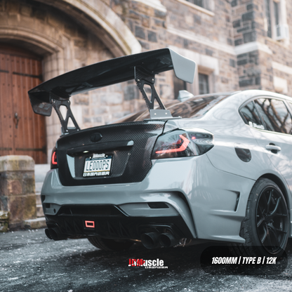 JDMuscle [15-21 WRX/STI] VS Style Full Carbon Fiber Euro GT Wing - Graveyard Performance
