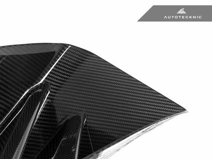 AutoTecknic Dry Carbon Corsa Front Bumper Lower Vent Set - G87 M2 - Graveyard Performance