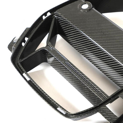 Carbon Fiber Kidney ACC Grille For BMW G80 M3 & G82/G83 M4 (CSL Type) | Palenon Performance - Graveyard Performance