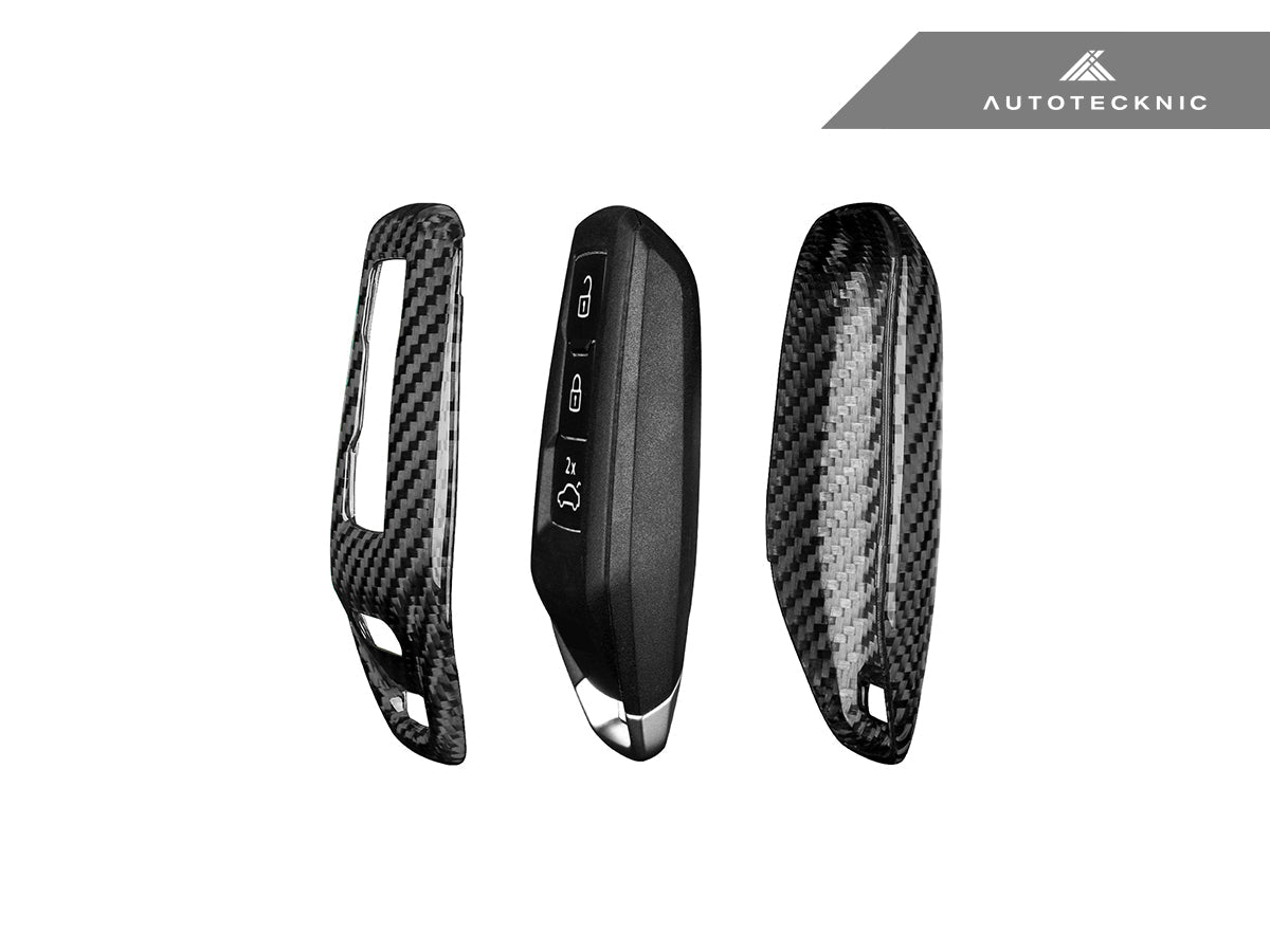 AutoTecknic Dry Carbon Remote Key Case - Audi A6 e-tron | Q4 e-tron | Q6L e-tron 2025-Up - Graveyard Performance