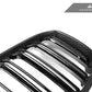 AutoTecknic Dry Carbon Fiber Dual-Slats Front Grille Set - G01 X3 | G02 X4 Pre-LCI
