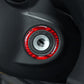 JDMuscle [22-25 WRX] P&S Series Carbon Fiber Ignition Keyhole Frame Cover 1 PC | Black Carbon Fiber/ Red Carbon Fiber