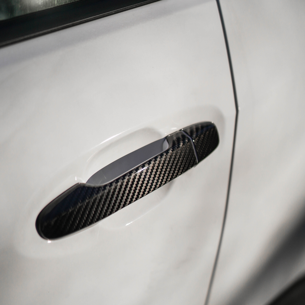 JDMuscle [22-25 WRX] Tanso Dry Carbon Fiber Door Handle Covers w/ Gloss Finish
