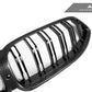 AutoTecknic Dry Carbon Dual-Slats Front Grille - G14/ G15/ G16 8-Series