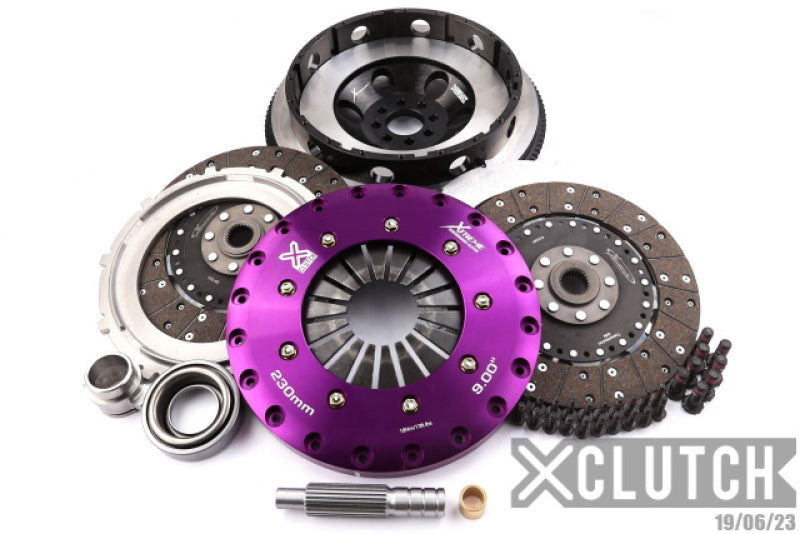 XClutch 03-06 Nissan 350Z 3.5L 9in Twin Solid Organic Clutch Kit - Graveyard Performance