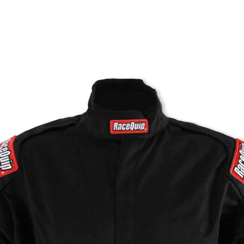 RaceQuip Black Chevron-1 Suit - SFI-1 Medium - Graveyard Performance