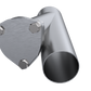 QTP 2.5in Bolt-On QTEC 3 Bolt Cover Plate