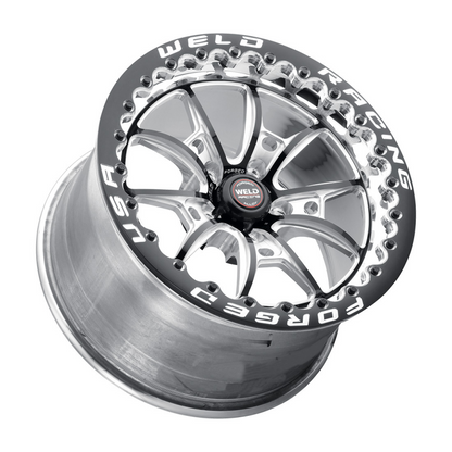 Weld RT-S S80 15x10 / 5x115 BP / 6.5in BS Black Wheel - Black Single Beadlock MT - Graveyard Performance