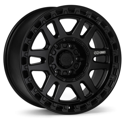 Enkei Trail-Tracker 18x9 / 6x139.7 BP / ET42 / 106.1mm Bore - Matte Black Wheel
