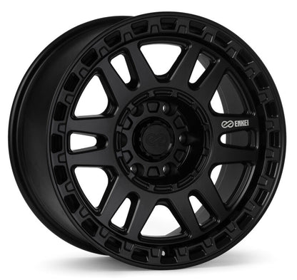 Enkei Trail-Tracker 18x9 / 6x139.7 BP / ET-12 / 106.1mm Bore - Matte Black Wheel