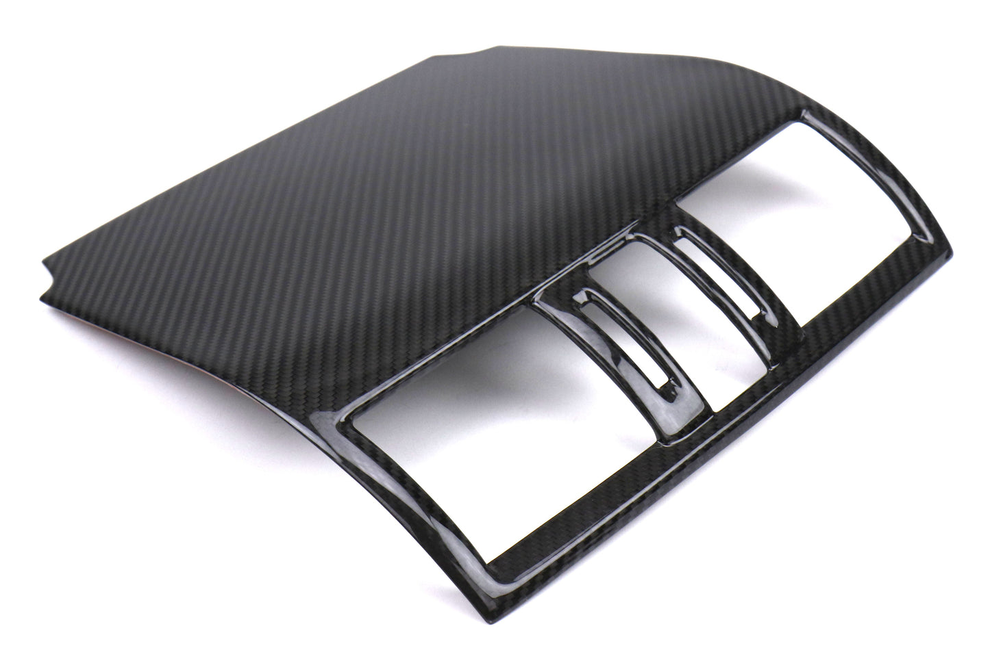 OLM LE Dry Carbon Fiber Center AC Trim Covers - 2015 Subaru WRX / STI / 2014 Forester / 2013-2014 Crosstrek - Graveyard Performance