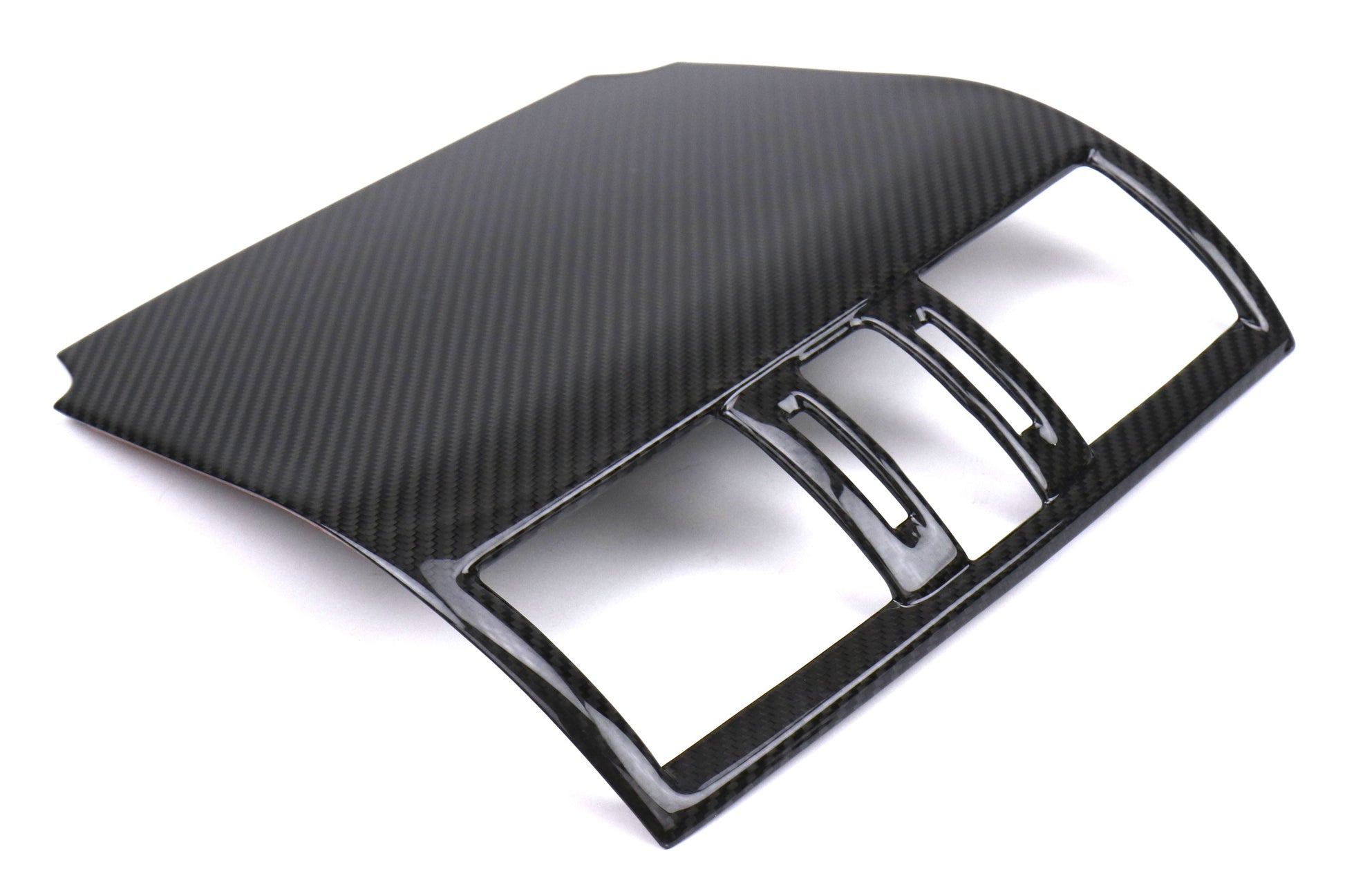 OLM LE Dry Carbon Fiber Center AC Trim Covers - 2015 Subaru WRX / STI / 2014 Forester / 2013-2014 Crosstrek - Graveyard Performance