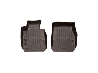 WeatherTech 2014+ BMW 2-Series Front FloorLiner - Cocoa - Graveyard Performance