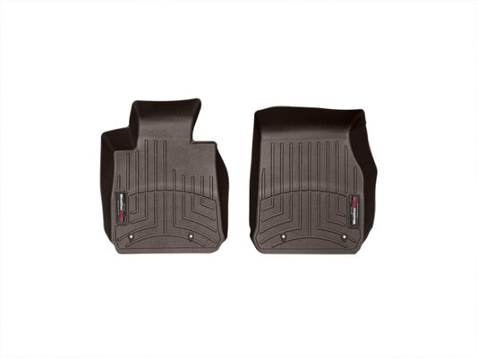 WeatherTech 2014+ BMW 2-Series Front FloorLiner - Cocoa - Graveyard Performance