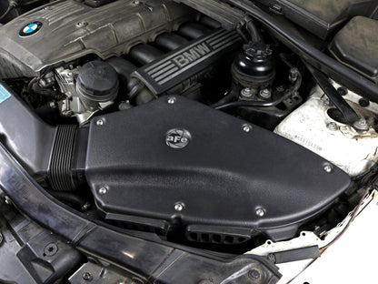 aFe MagnumForce Stage 2 Si Intake System Pro 5 R Black 06-12 BMW 3 Series E9x L6 3.0L Non-Turbo - Graveyard Performance