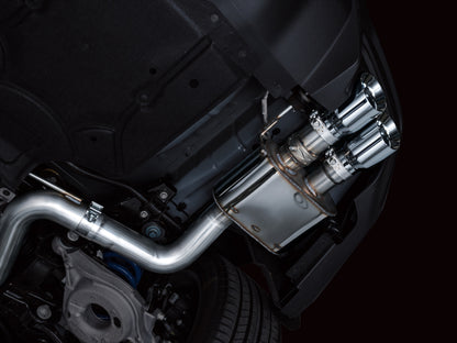 AWE 2024 Ford Mustang GT Fastback S650 RWD SwitchPath Catback Exhaust w/ Quad Chrome Silver Tips - Graveyard Performance