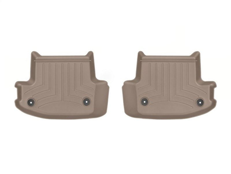 WeatherTech 2018+ Audi A5/S5 Rear FloorLiner - Tan (Cabriolet) - Graveyard Performance