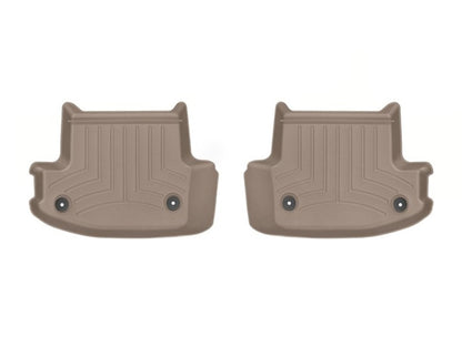 WeatherTech 2018+ Audi A5/S5 Rear FloorLiner - Tan (Cabriolet) - Graveyard Performance
