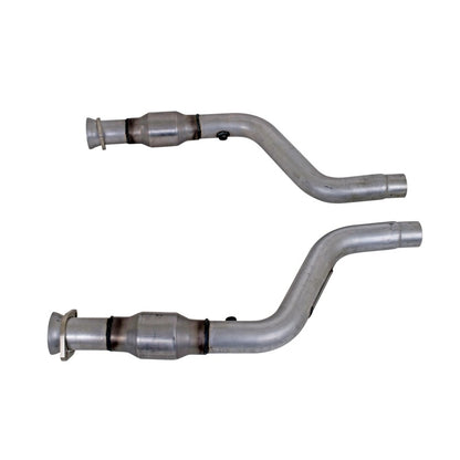 BBK 05-15 Dodge Challenger Charger Short Mid X Pipe w/Catalytic Converters 2-3/4 For LT Headers