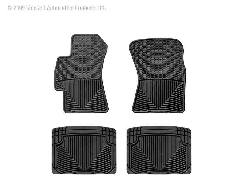 WT Rubber Mats - Rear - Blk - Graveyard Performance